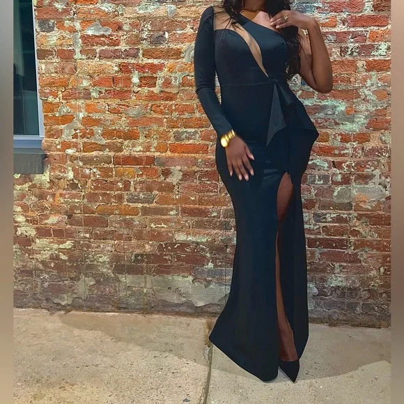 simple black midi dress Z Supply Johanna | | Size S Black Satin Dress Midi Mauve Rose toe heels for a Size:Large 10-12/EUR 44